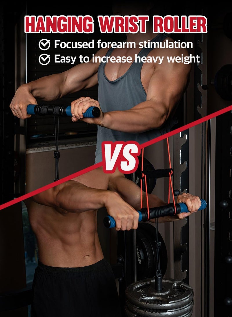 GD Hanging Wrist Roller Forearm Blaster- Forearm Strengthener Exercise Equipment Wrist Trainer for Muscle building and Injury prevention Hand Grip Strength - Image 4